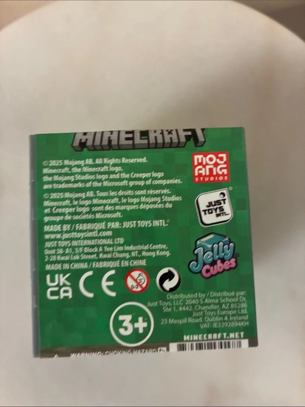 Minecraft Teal Jelly Cube Collectible - Official Merchandise